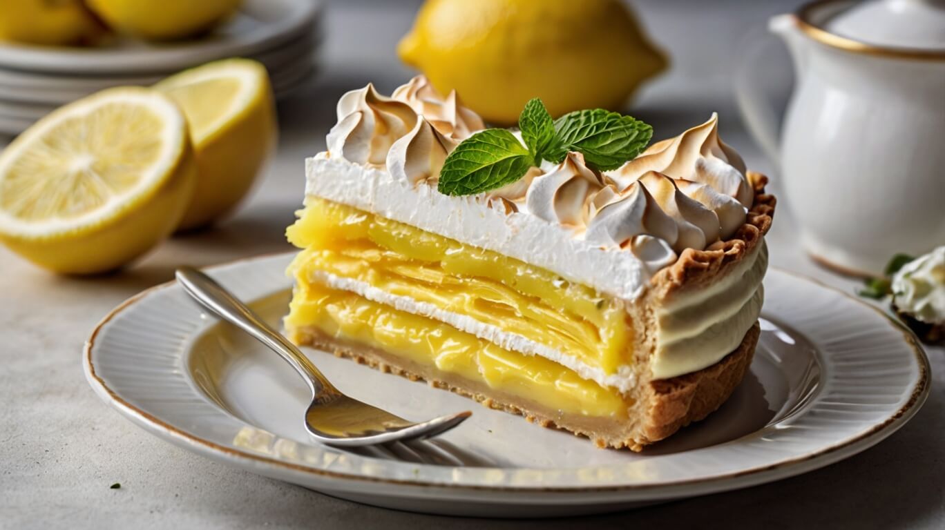 Torta de Limão com Merengue