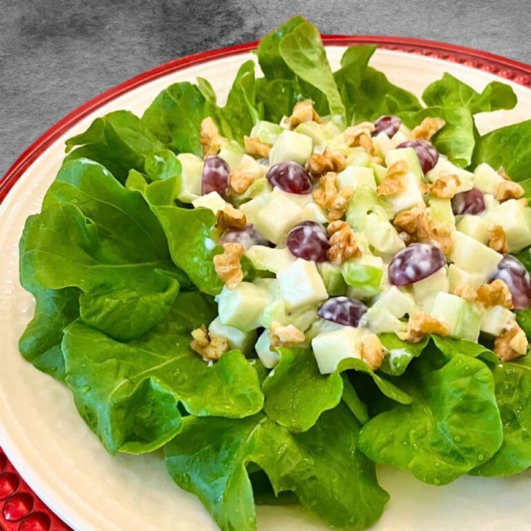 Salada de Maçã com Nozes e Iogurte