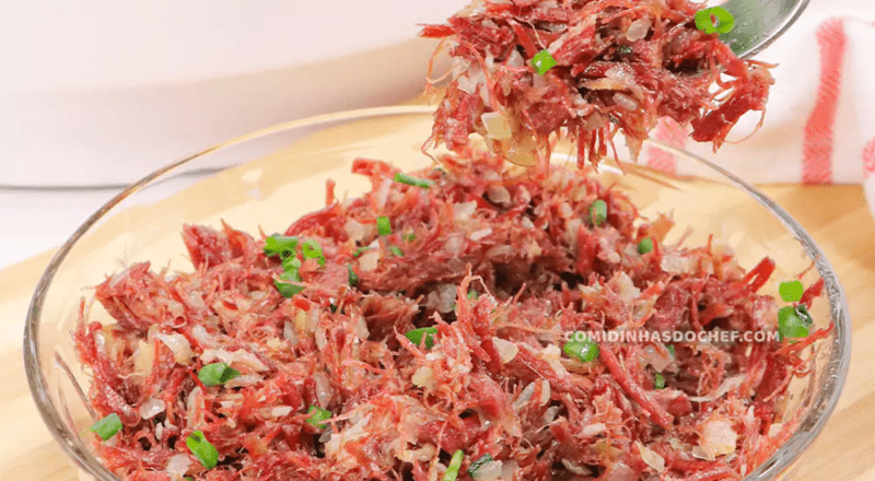 Carne Seca na Panela de Pressão