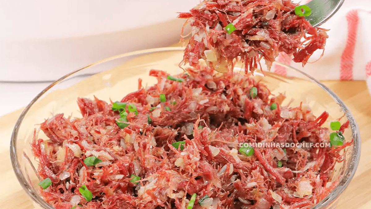 Carne Seca na Panela de Pressão