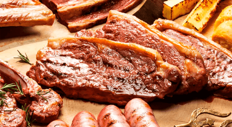 Imagem ilustrativa de carne para churrasco, ou imagem representando um churrasco