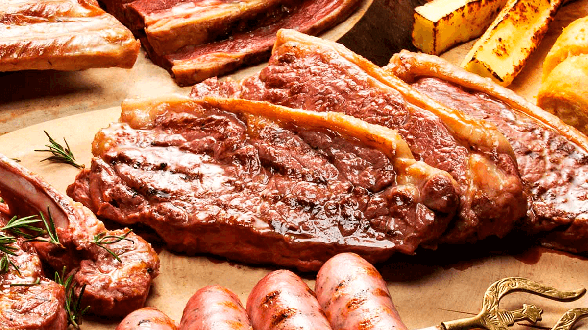 Imagem ilustrativa de carne para churrasco, ou imagem representando um churrasco