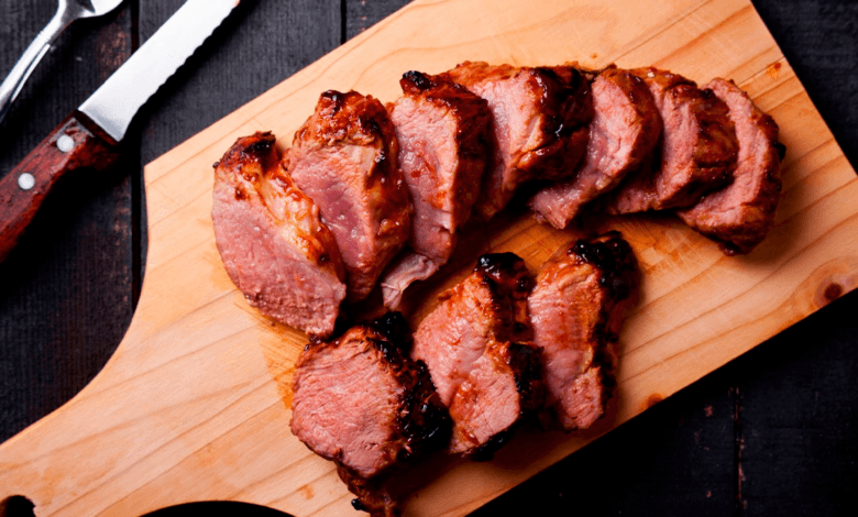 Coxão mole sendo preparado para um delicioso churrasco.