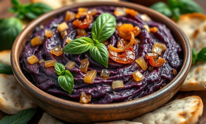 pasta berinjela cebola caramelizada manjericao capa 8157