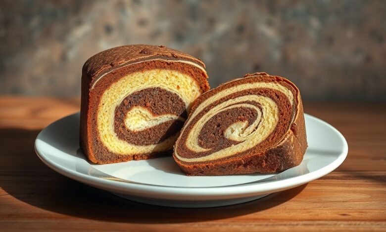 bolo marmore de cenoura e chocolate capa 10595