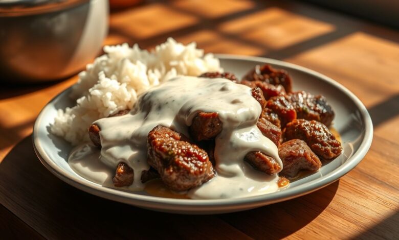 carne ao molho branco com creme de leite capa 10215