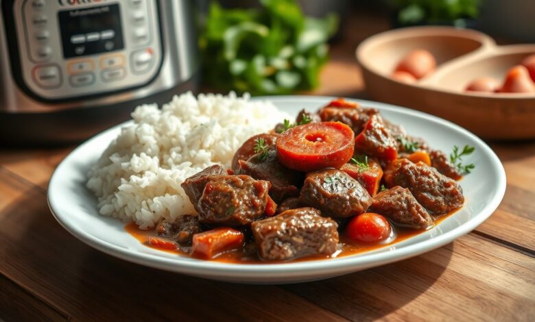 carne com linguica calabresa na panela de pressao capa 10106