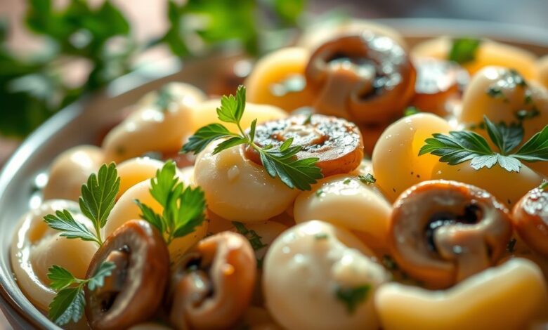 nhoque cremoso com cogumelos e ervas capa 10844