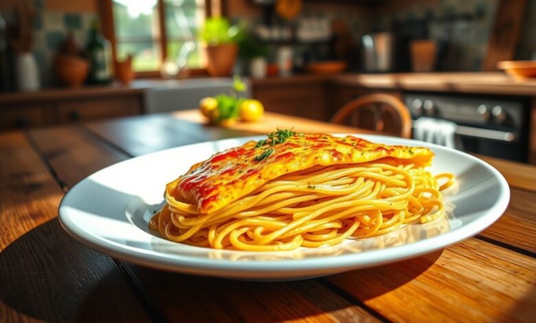 omelete de espaguete capa 10430