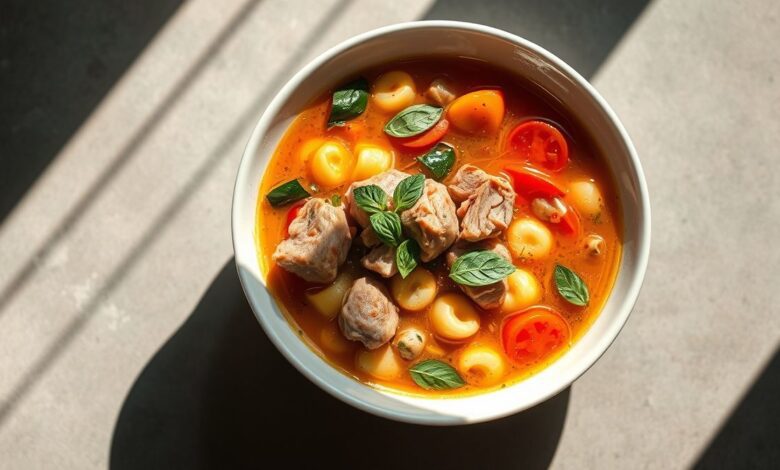 sopa de legumes com macarrao e carne capa 10402