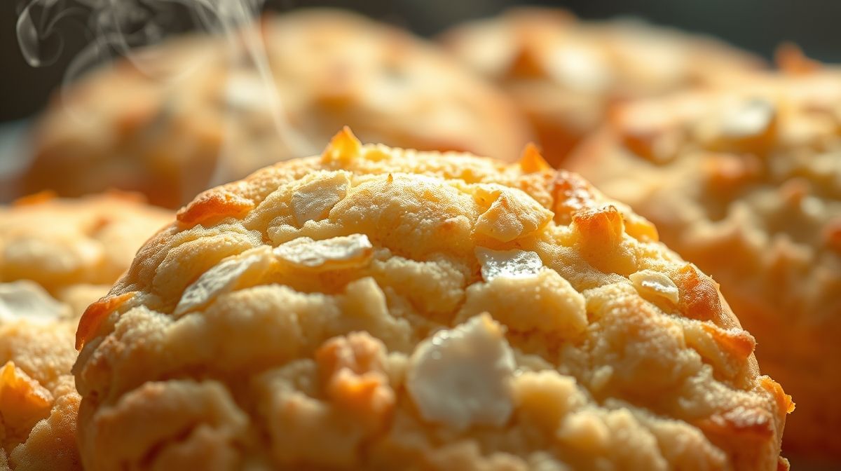 Close-up mostrando a textura crocante por fora e macia por dentro