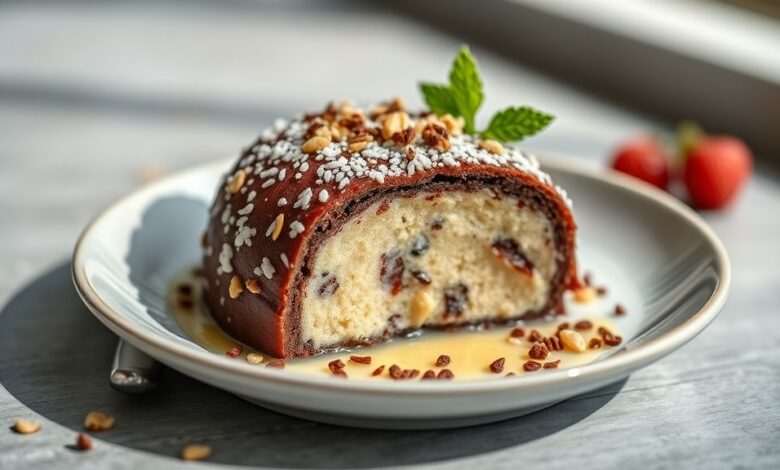 Brigadeiros enrolados e polvilhados com cacau, dispostos em forminhas, prontos para servir