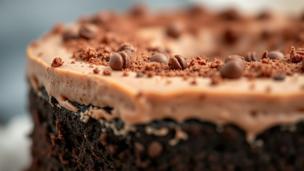 Close-up de uma fatia cortada mostrando a textura fofinha e úmida