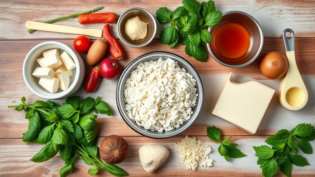 Ingredientes organizados em bancada: leite condensado e achocolatado em pó.