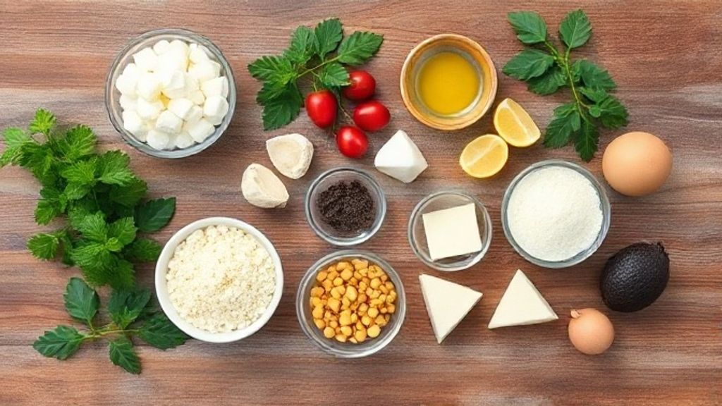 Ingredientes separados: bananas maduras, cacau em pó e castanhas para decorar