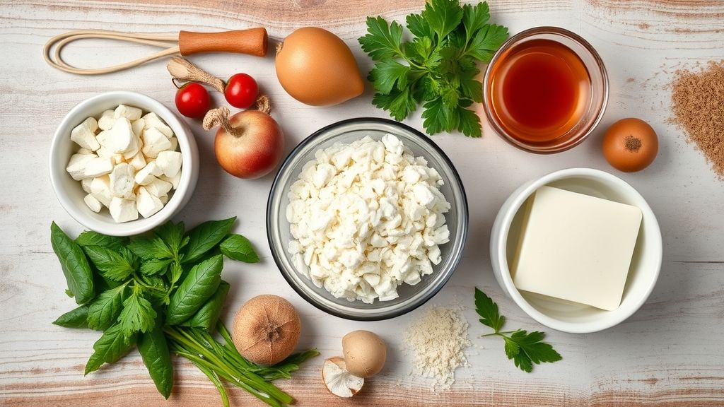 Ingredientes separados em tigelas sobre superfície clara: sagu, vinho tinto, açúcar, canela e cravo.