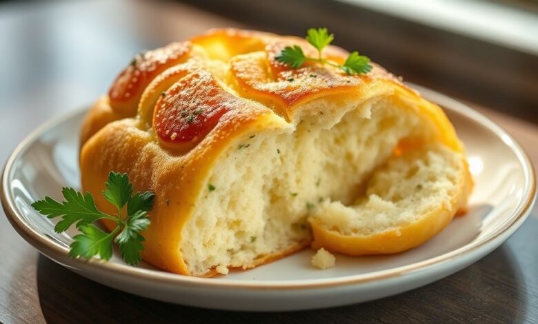 Cesta recheada de pães de queijo fofinhos, dourados e crocantes, com vapor saindo ao fundo