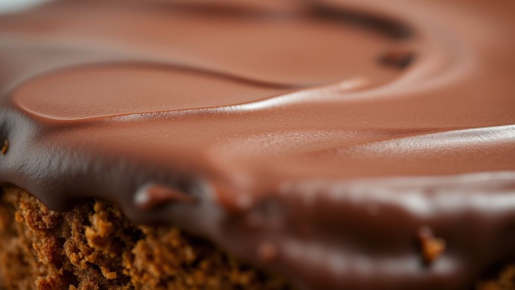 Close-up do bolo finalizado, destacando a textura fofa e a casquinha crocante