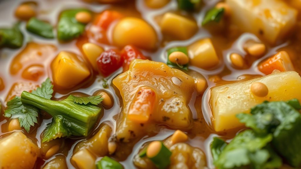 Close-up mostrando a textura fresca e colorida do vinagrete pronto para servir