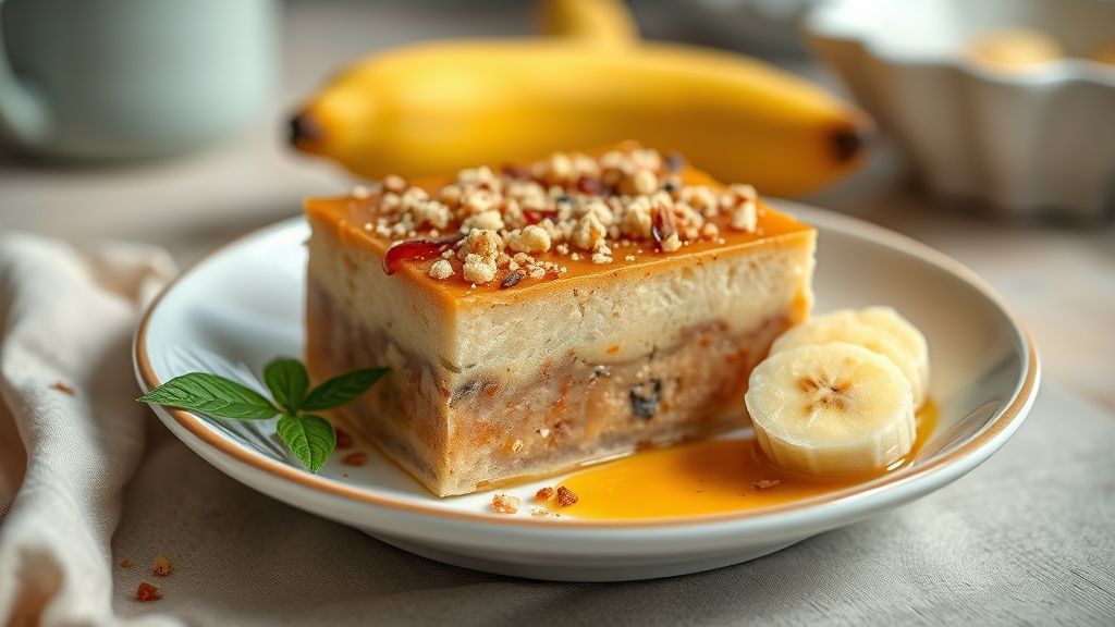 Doce de banana de cortar tradicional em pedaços dourados e firmes, com textura brilhante e sabor caseiro intenso