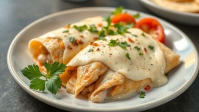 Empadinhas cremosas de frango douradas e crocantes servidas em prato com fundo rústico, luz natural e aparência irresistível