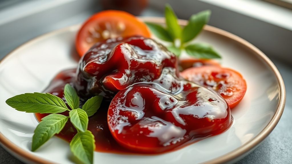 Geleia de jabuticaba caseira servida em pote de vidro, com cor intensa e brilho, ideal para acompanhar pães e bolos