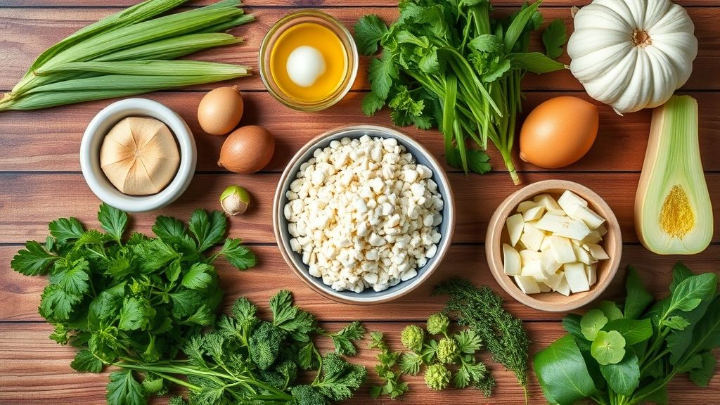 Ingredientes organizados na bancada: espigas de milho, leite, açúcar, manteiga e coco ralado