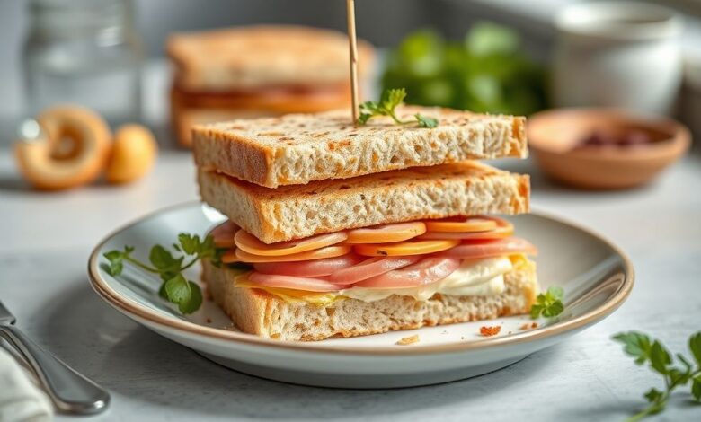 Pastéis dourados e crocantes feitos com pão de forma, servidos ainda quentes em prato decorado