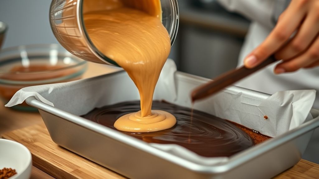Mãos em ação durante um passo crucial do modo de preparo da receita