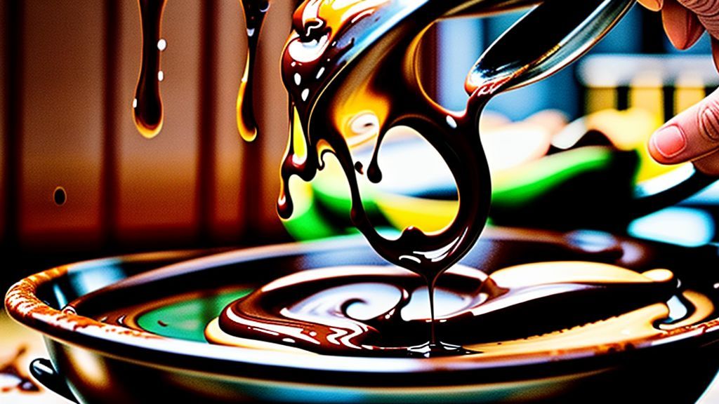 Mãos misturando o chocolate derretido ao café e gemas durante o preparo da mousse de chocolate com café