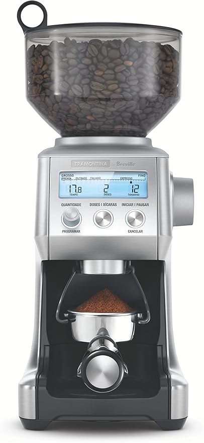 Moedor de café Tramontina by Breville em aço inox