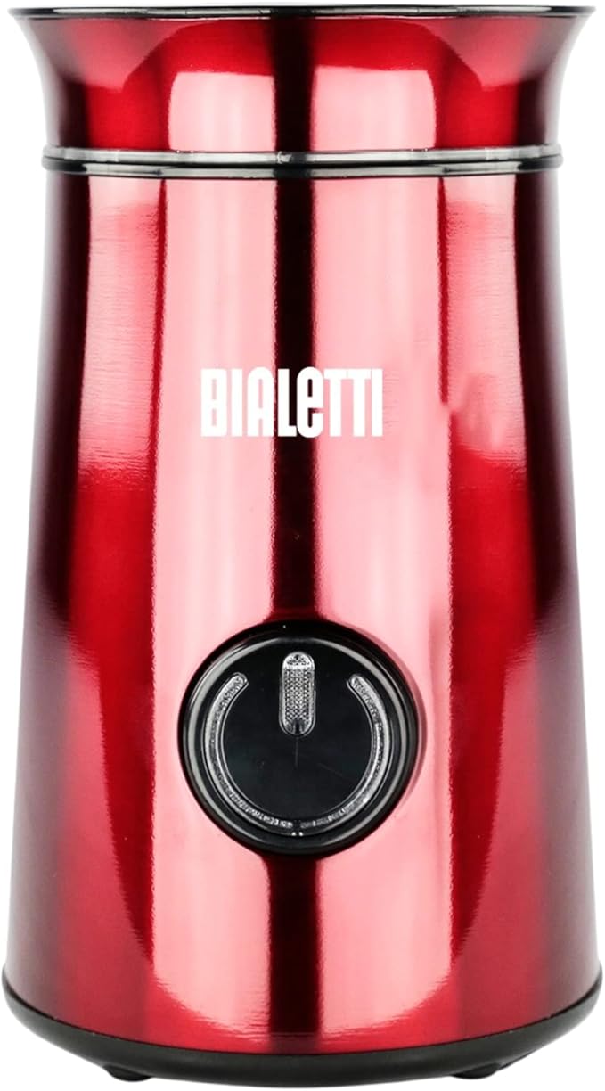 Moedor de café Bialetti vermelho moderno