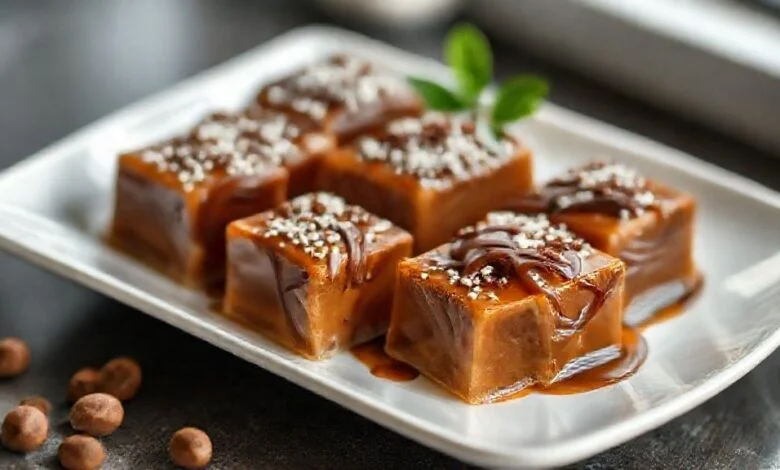 Balas de café tradicionais embrulhadas em papéis coloridos, com brilho e aparência puxa-puxa