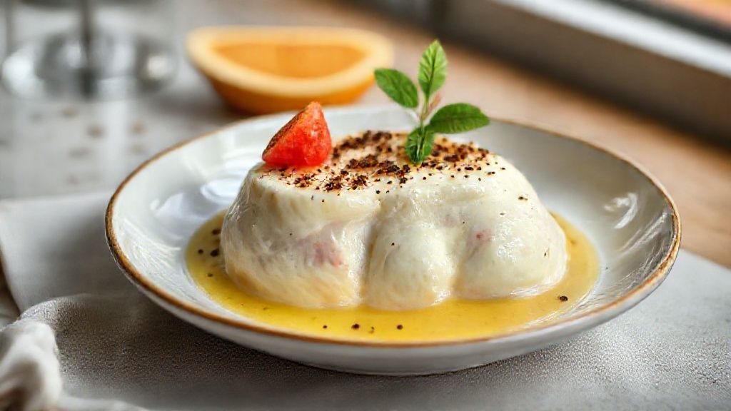 Crema catalana tradicional servida em ramequim com crosta dourada caramelizada e textura cremosa.