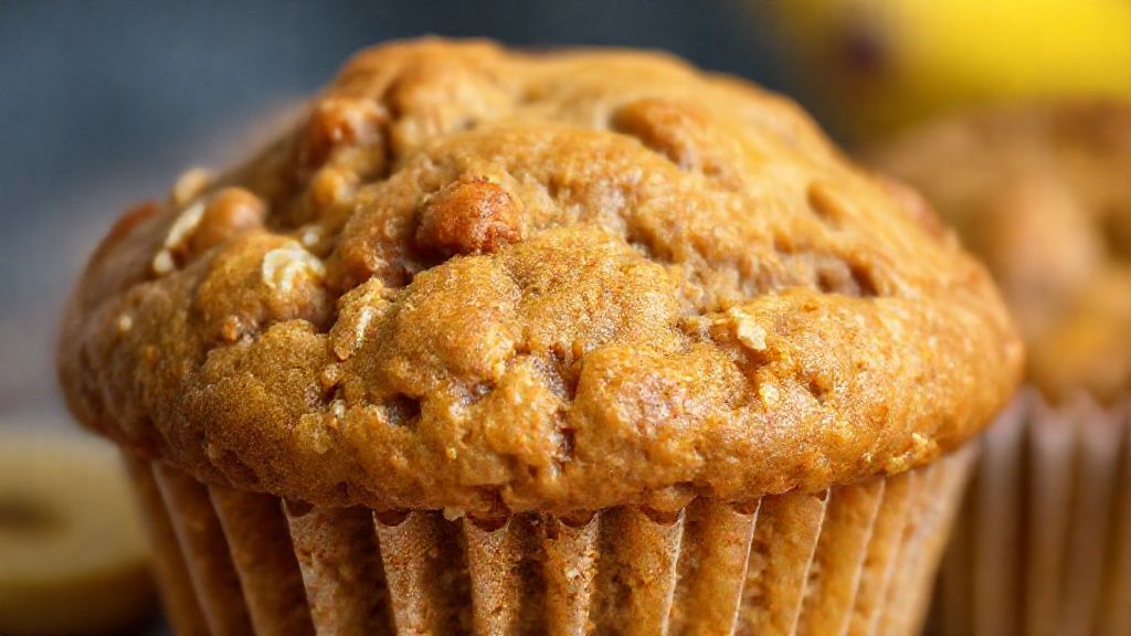 Close-up do interior macio e úmido do bolinho, com textura e cor dourada