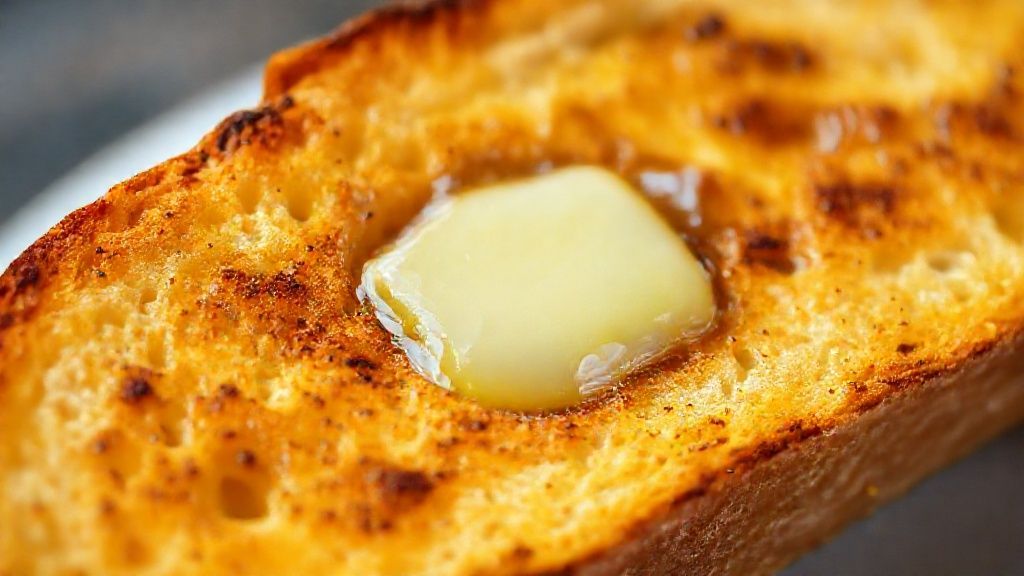 Close-up mostrando o miolo macio e a crosta dourada e crocante do pão