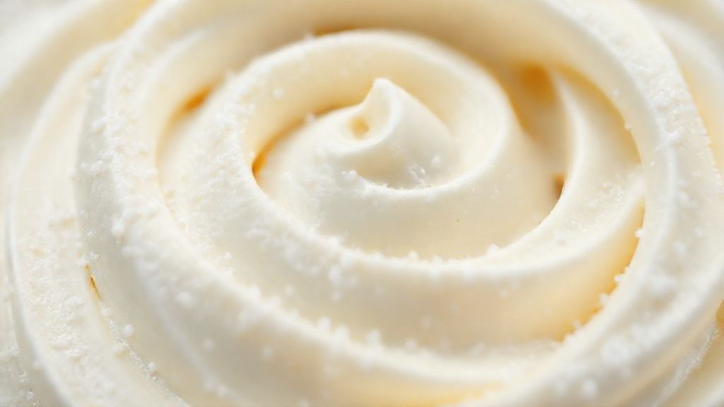 Close-up da textura cremosa do recheio, com brilho e consistência perfeita