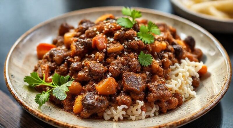 Feijoada completa servida em panela de barro, acompanhada de arroz, couve refogada, farofa e laranja em rodelas