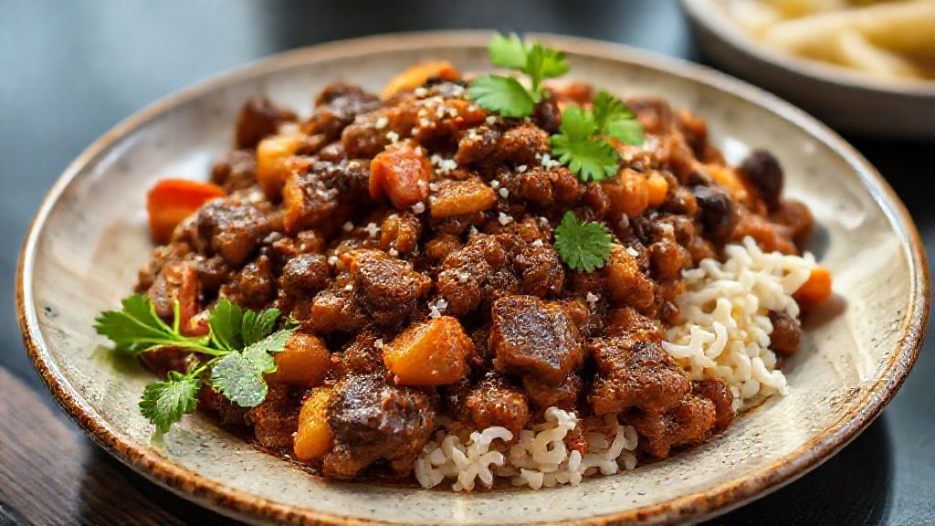 Feijoada para 20 pessoas servida em panela de barro com arroz, couve e laranja, prato brasileiro tradicional