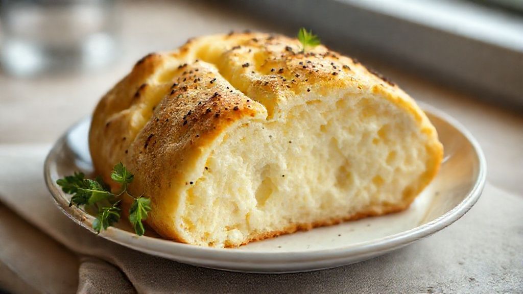 Pães de queijo de liquidificador fofinhos dourados, servidos quentinhos, com casquinha crocante e interior macio