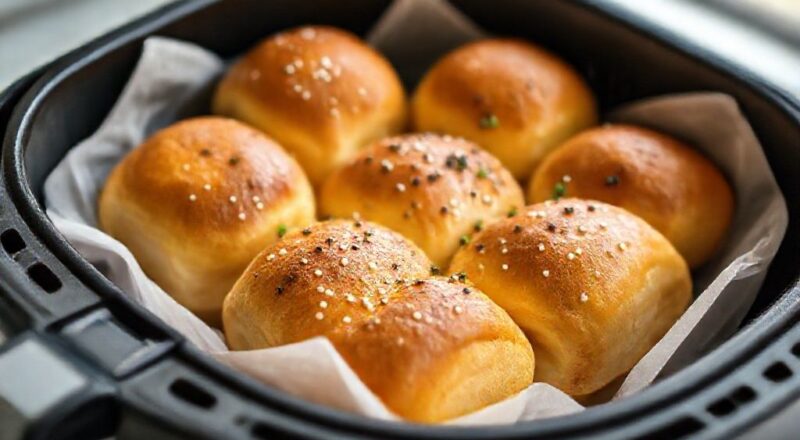 Pães franceses crocantes e dourados sobre uma tábua, mostrando o contraste entre a casca crocante e o interior macio