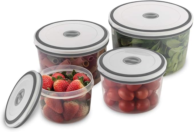 Kit potes herméticos de plástico Electrolux