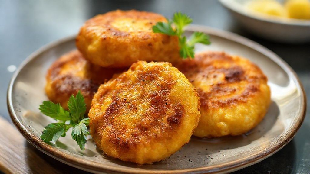 Bolinho de chuva perfeito com casquinha dourada e crocante, servido em prato rústico com açúcar e canela