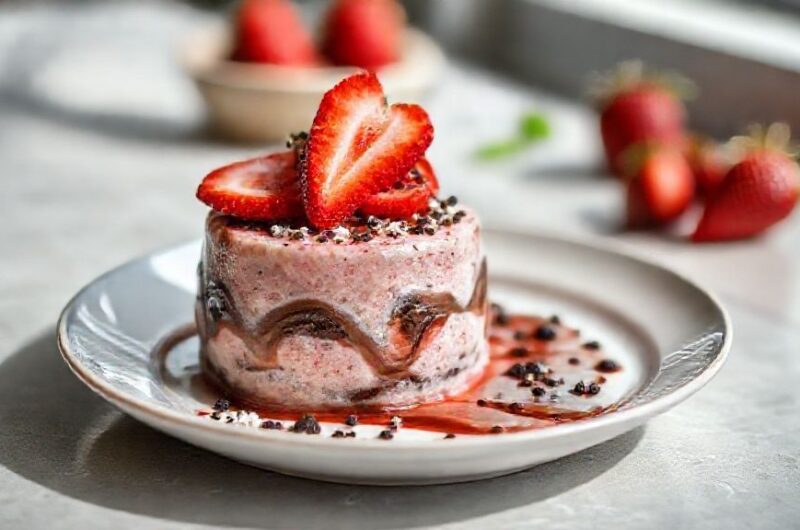 Tapioca de Nutella com Morango