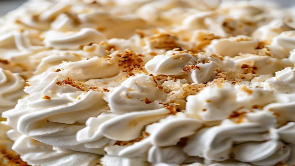 Close-up mostrando a textura fofa e úmida do bolo de iogurte cortado em fatia