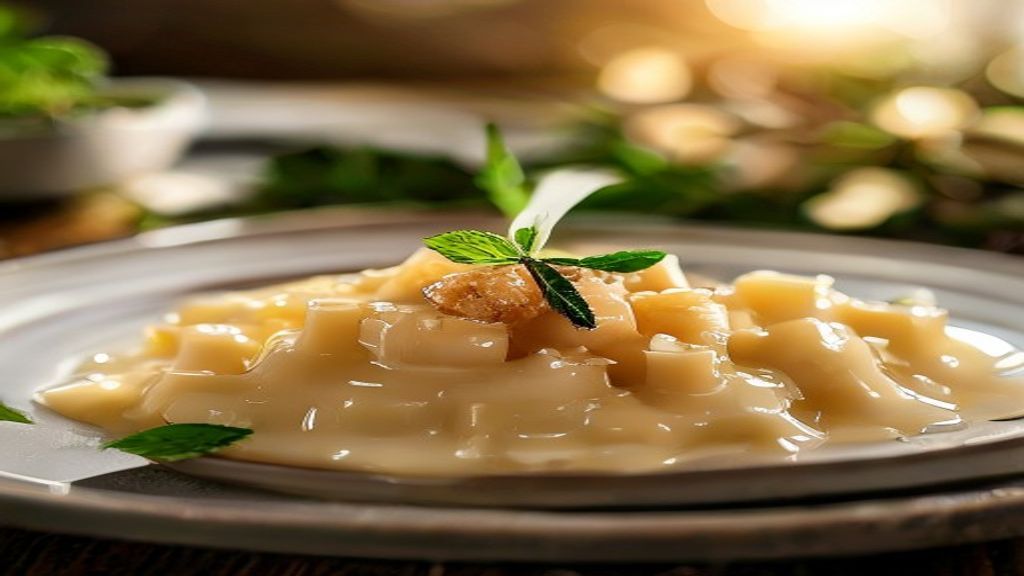 Leite condensado caseiro cremoso em pote de vidro, pronto para usar em sobremesas