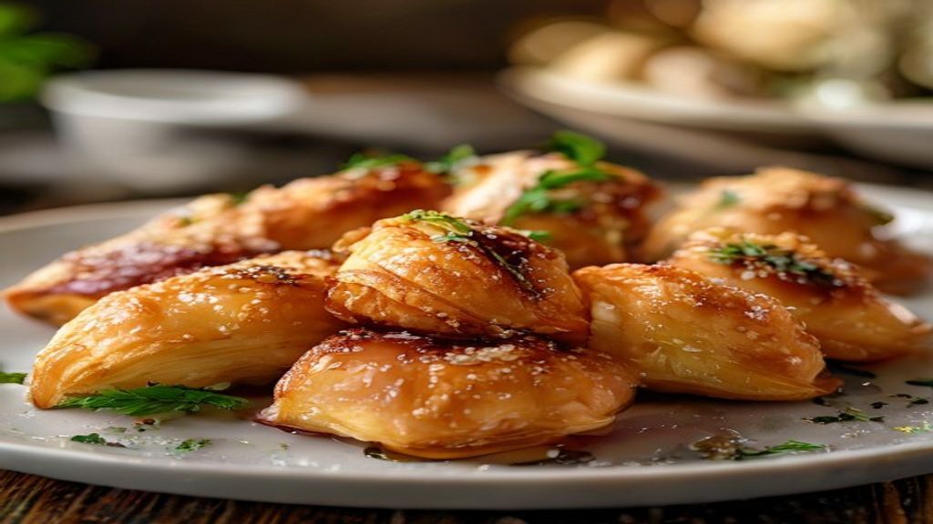 Pastéis dourados e crocantes feitos com o truque da fritura sequinha com vinagre