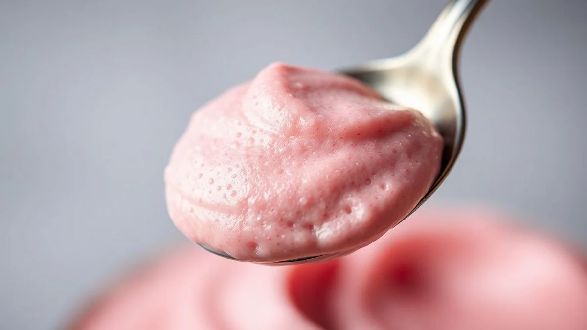 Close-up da textura do prato finalizado