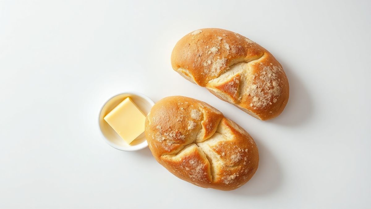 Vista de cima dos ingredientes organizados