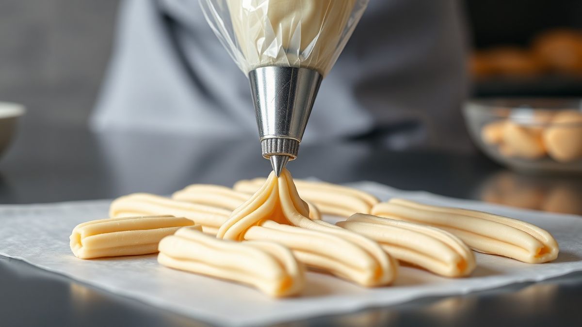 Modelagem da massa com bico estrela